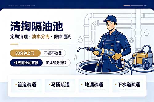 淄博清掏隔油池